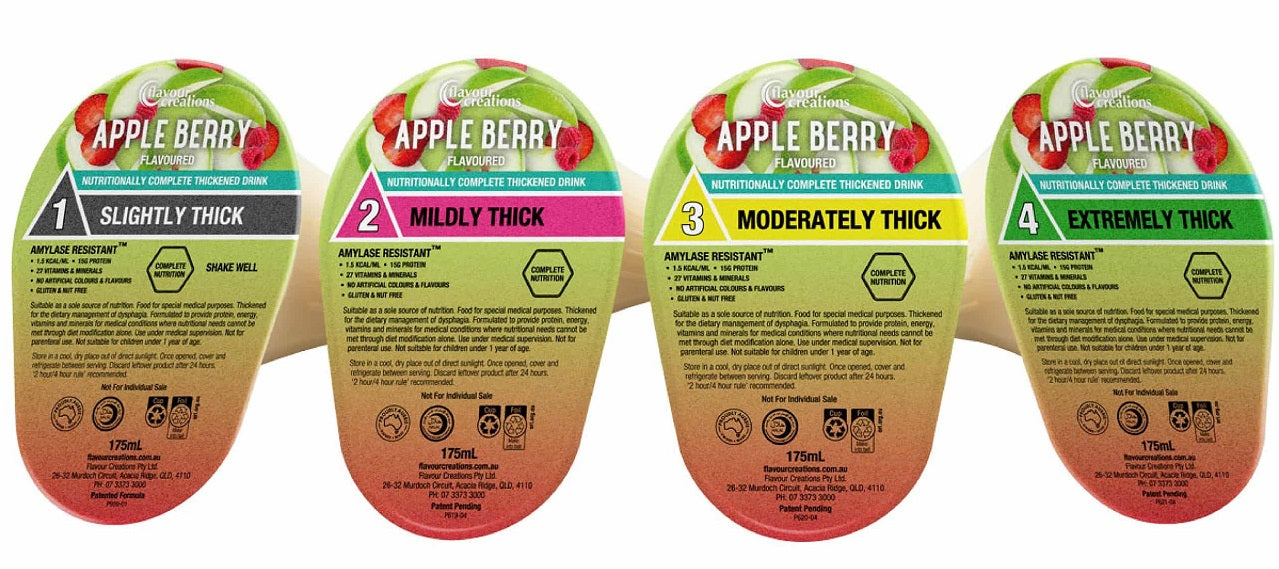 Flavour Creations Thickened Apple Berry Nutritionally Complete - 175ml