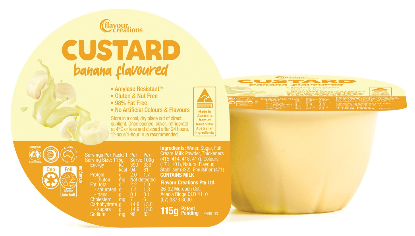 Flavour Creations Banana Custard - 115g