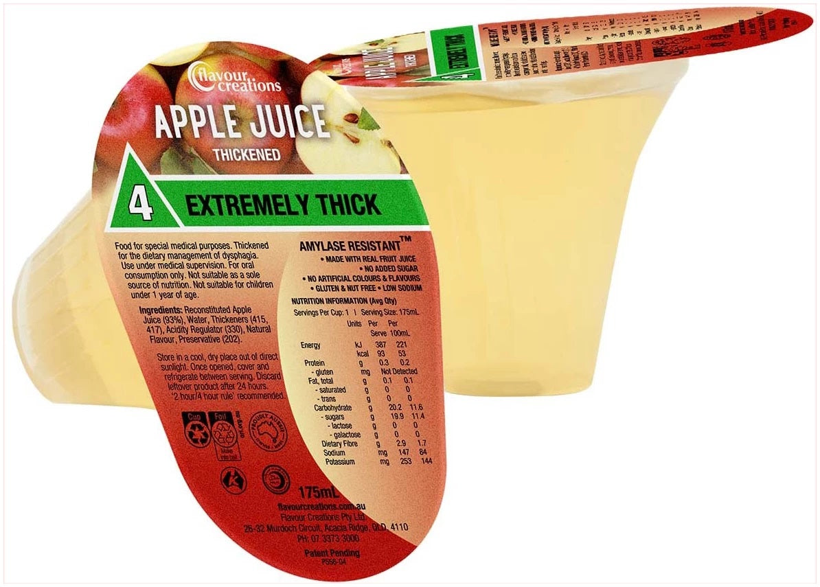 Flavour Creations Thickened Apple Juice - 175ml