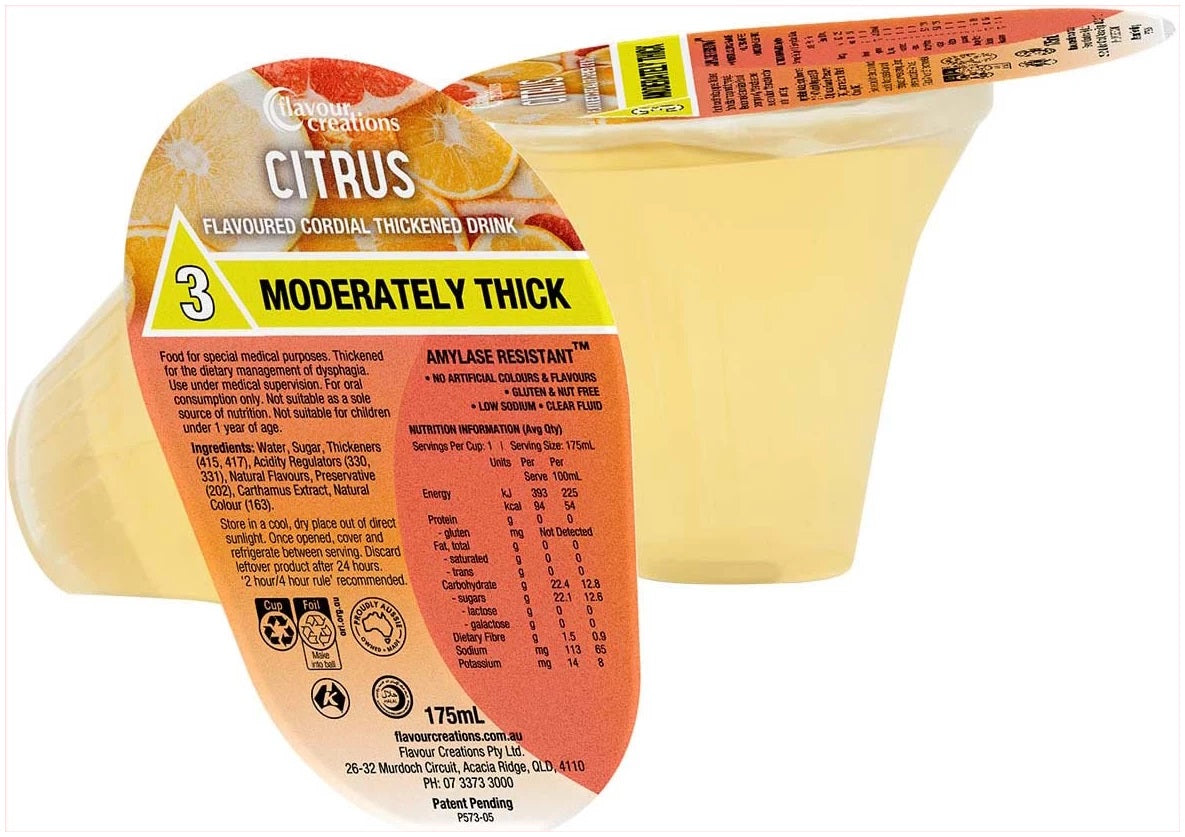 Flavour Creations Thickened Citrus Cordial - 175ml