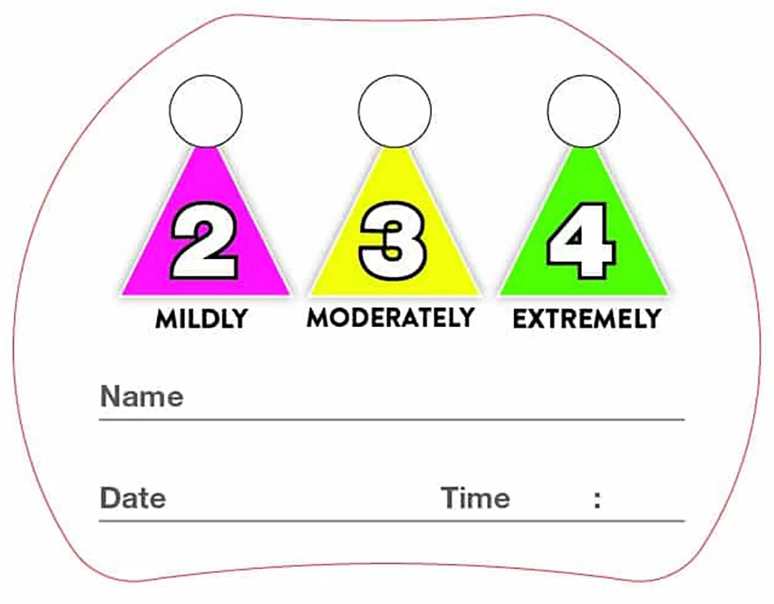 Flavour Creations Dysphagia Cup Lid Sticker (Pack of 200 stickers)