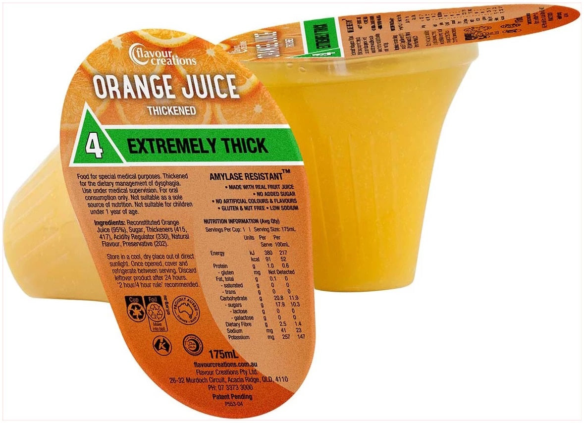 Flavour Creations Thickened Orange Juice - 175ml