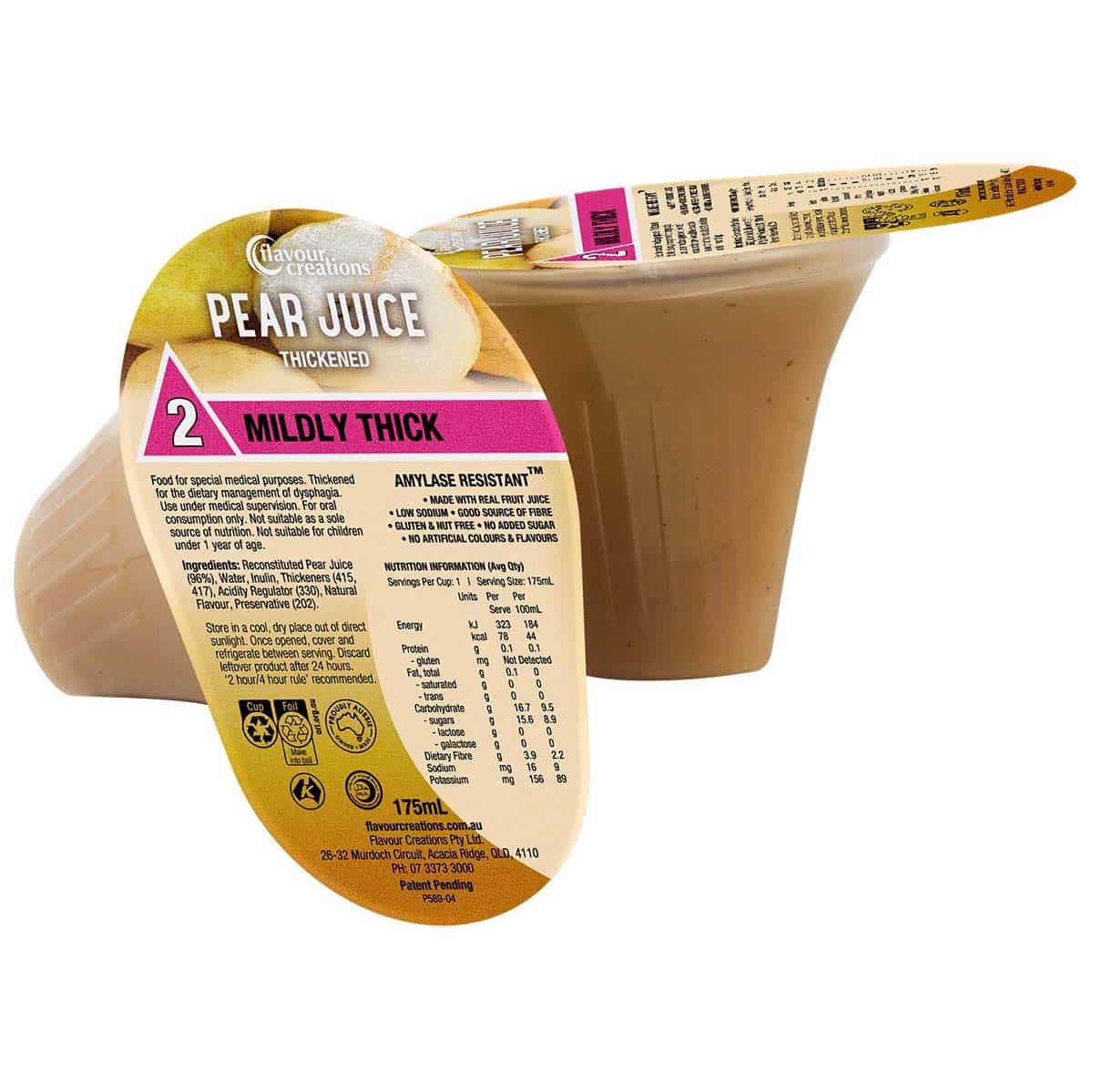 Flavour Creations Thickened Pear Juice - 175ml