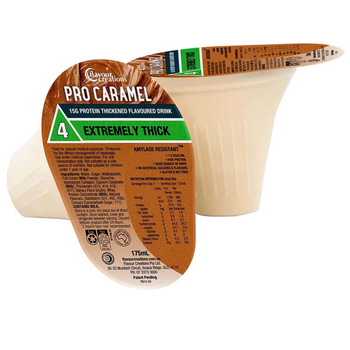 Flavour Creations Thickened Caramel 15g Protein - 175ml