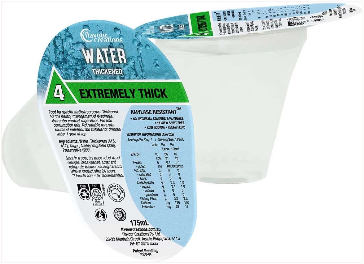 Flavour Creations Thickened Plain Water - 175ml