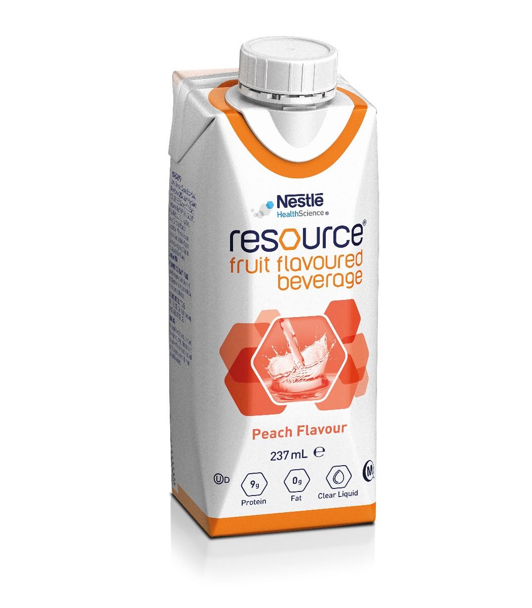 Resource Fruit Beverage Prism - Peach - 237ml – Axcess Nutrition