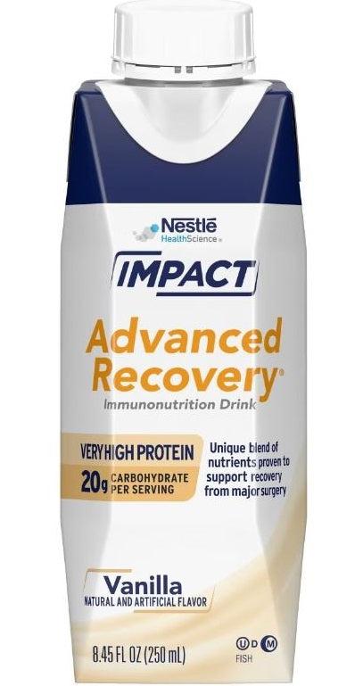 Impact Advanced Recovery Vanilla Tetra - 250ml (Carton of 10)