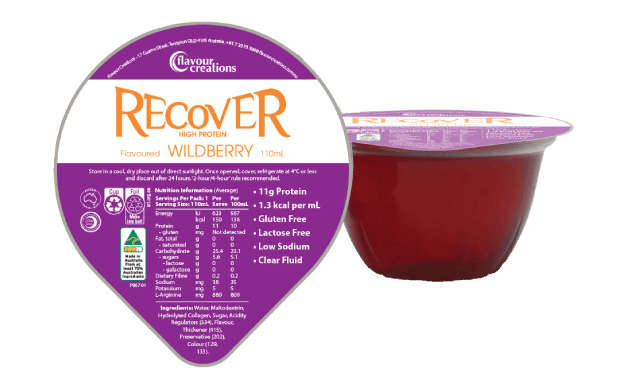 Flavour Creations Recover 11g Protein Supplement WildBerry - 110ml