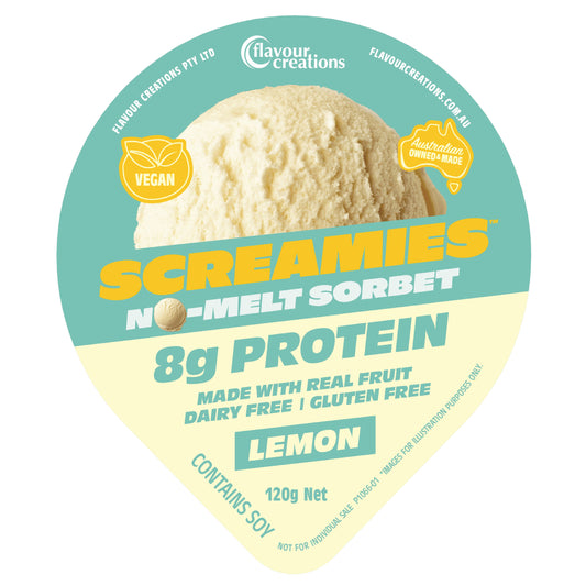 Flavour Creations Lemon SCREAMIES No Melt Sorbet - 120g
