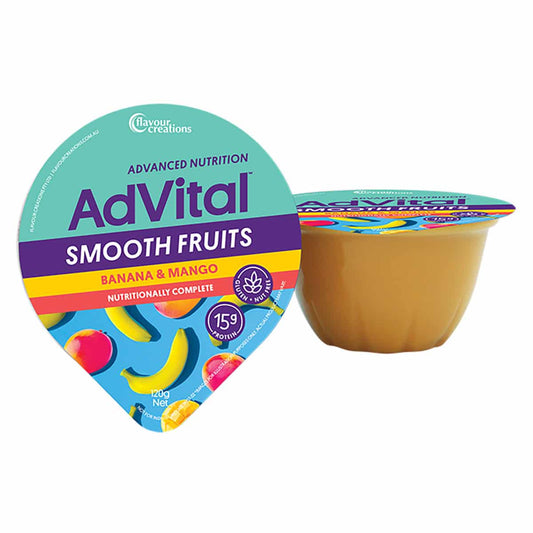 Flavour Creations Banana and Mango Nutritionally Complete Smooth Fruits - 120g