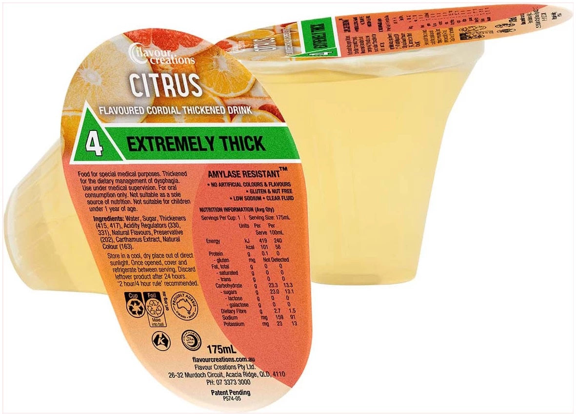 Flavour Creations Thickened Citrus Cordial - 175ml