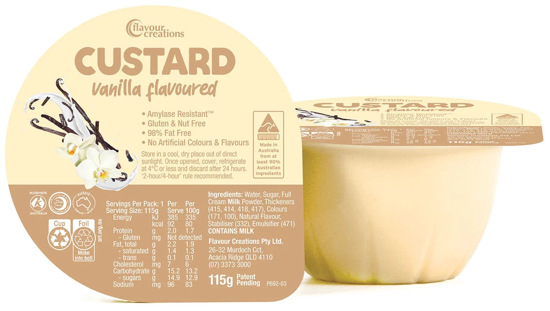 Flavour Creations Vanilla Custard - 115g