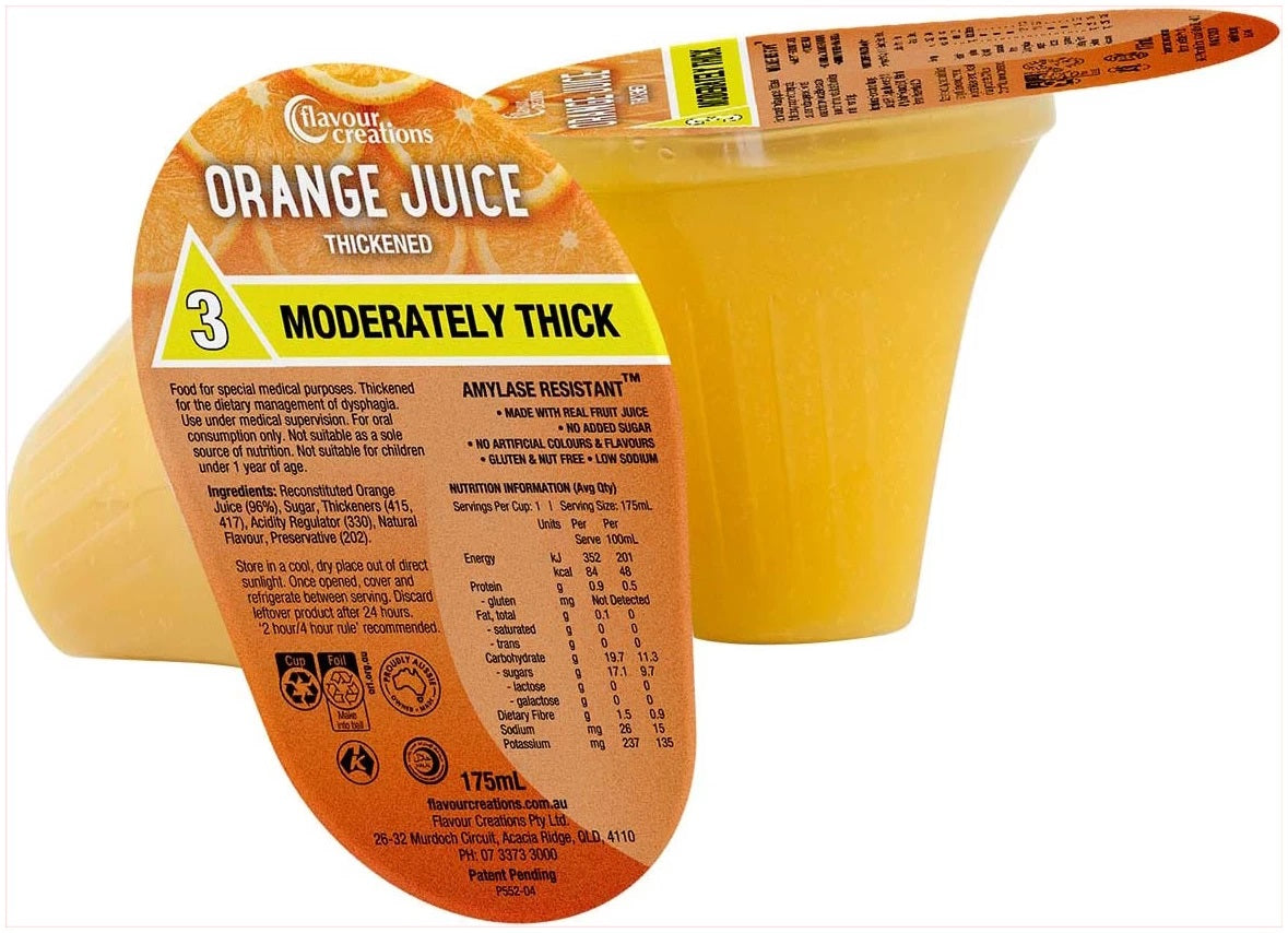 Flavour Creations Thickened Orange Juice - 175ml