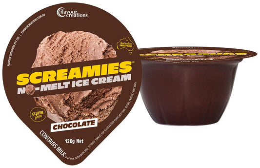 Flavour Creations Chocolate SCREAMIES No Melt Ice Cream - 120g
